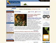 Tablet Screenshot of caltradereport.com